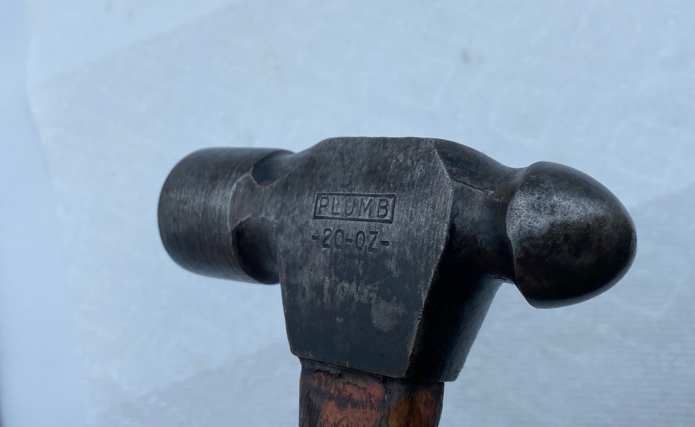 20 Oz Plumb Farrier - Blacksmith Ball Peen Hammer