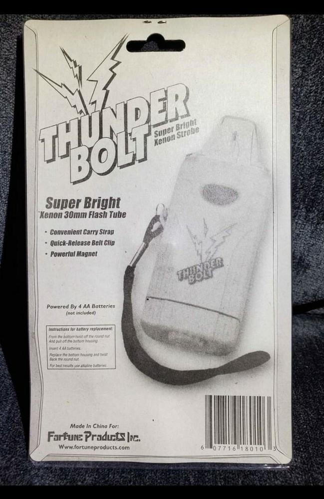 ⚡Thrunderbolt⚡STROBE LIGHT! Xenon! Wireless! Battery Operated!🔋