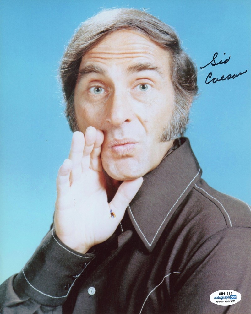 Sid Caesar AUTOGRAPH Signed Comedy Legend 8x10 Photo B ACOA