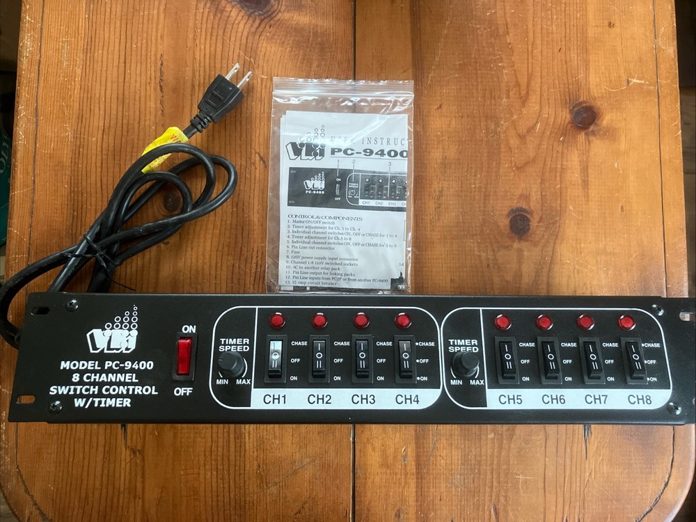 VEI PC-9400 8 ChannelSwitch Control W/ Timer NEW