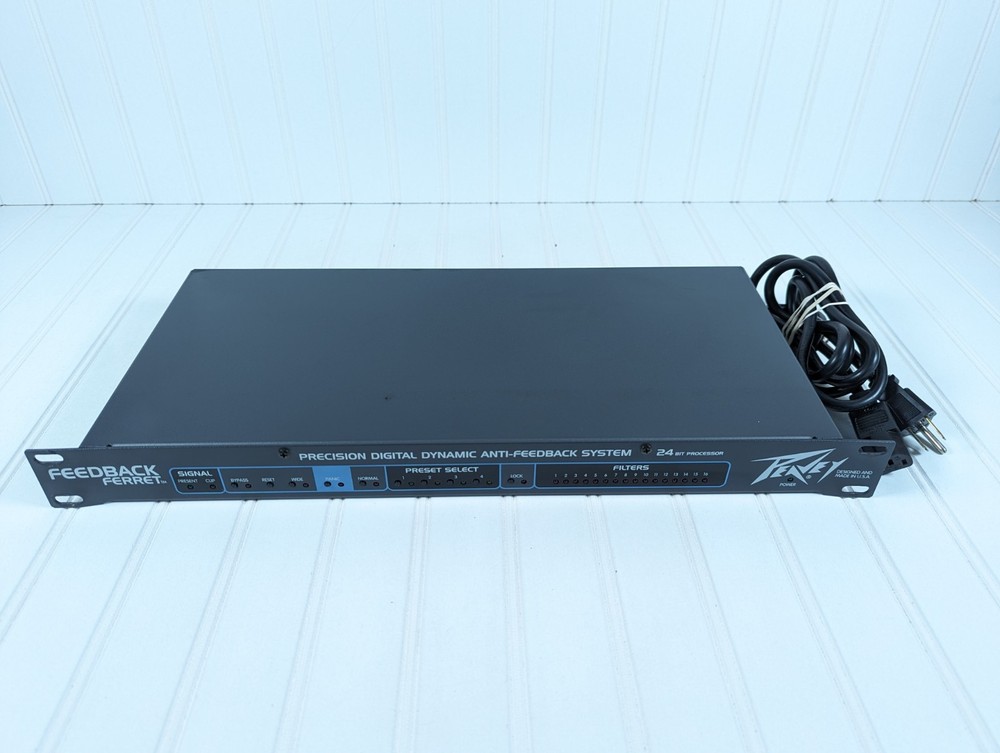 Peavey Feedback Ferret Digital Dynamic Anti-Feedback System Tested Free Shipping