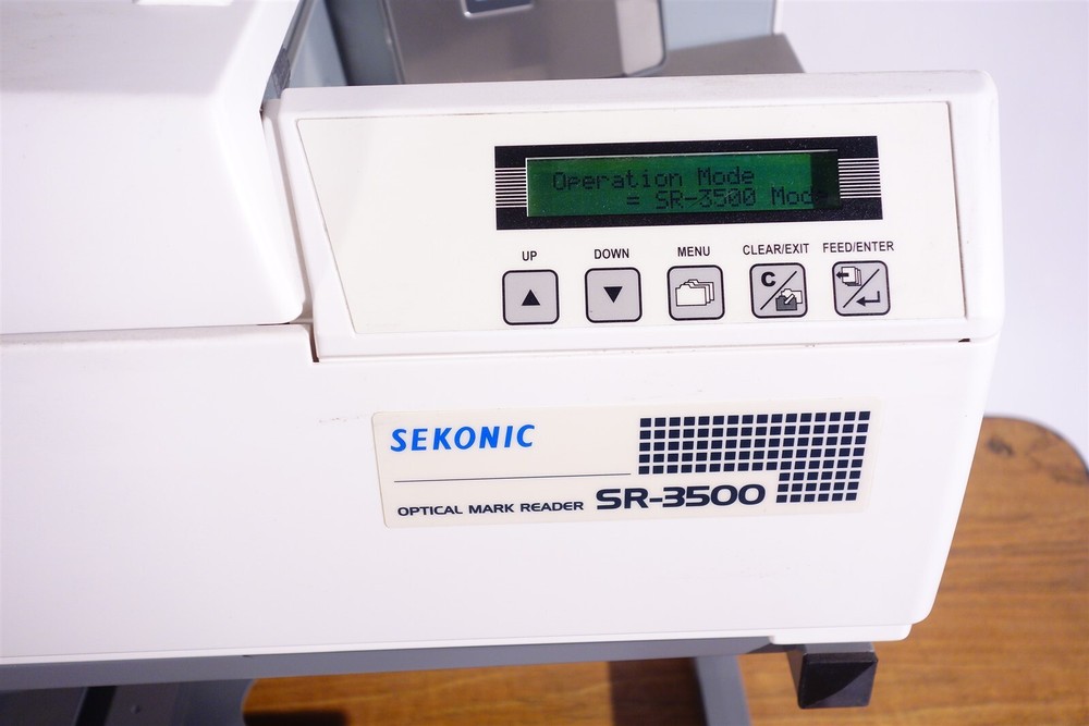 Sekonic SR-3500 OMR Optical Mark Reader + Stacker / Excellent