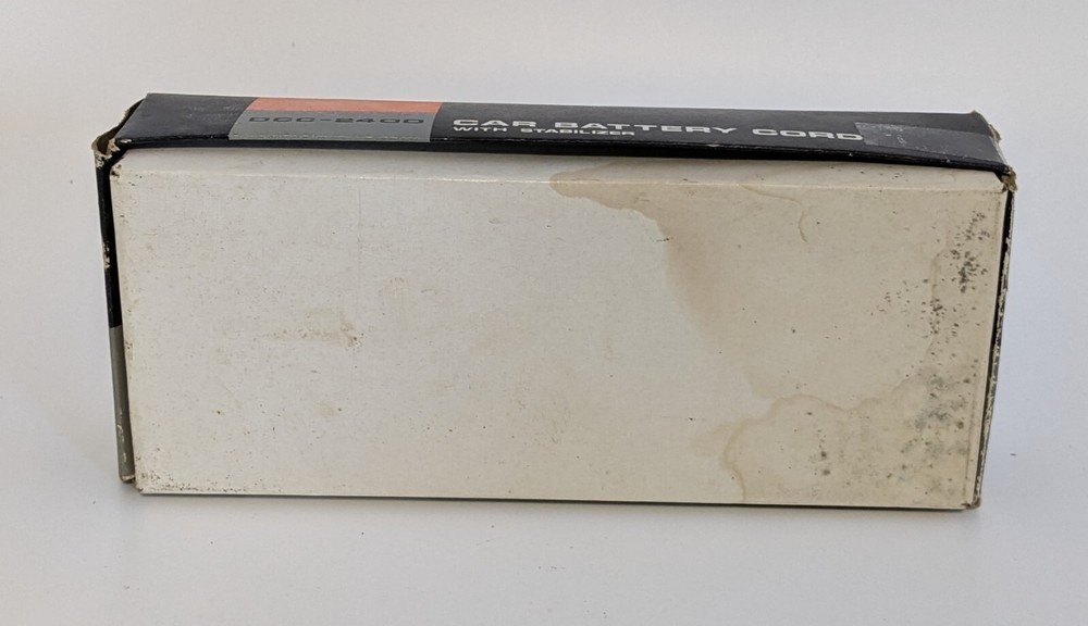 Sony DCC-2400A Car Battery Cord with Stabilizer NOS