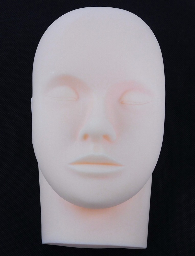 Eyelash Extensions Mannequin Practice Flat Head