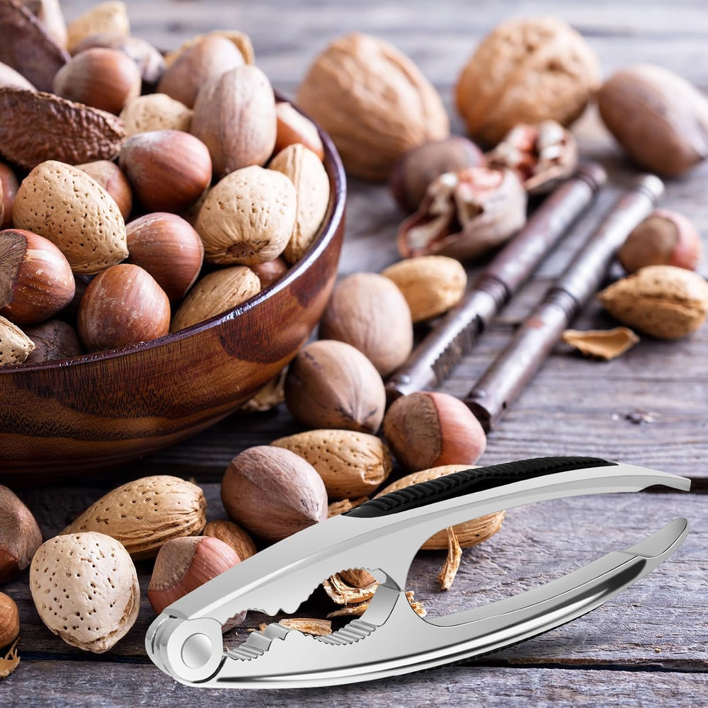 Nut Cracker Walnut Cracker Nutcracker for All Nuts Heavy Duty Nutcracker Tool wi