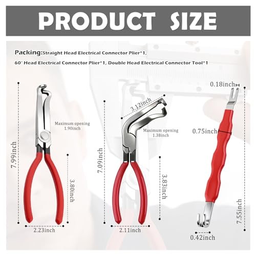 3PCS Automotive Electrical Terminal Connector Separator Removal