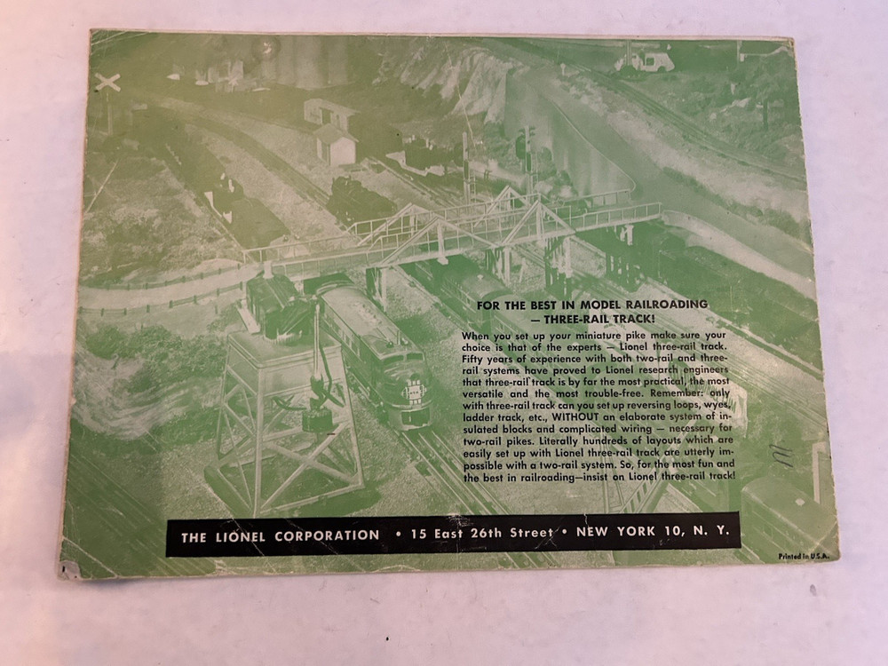 Complete Layout Plans for All Model Train Sets - 1961/1949 Layouts/Bonus PW plan
