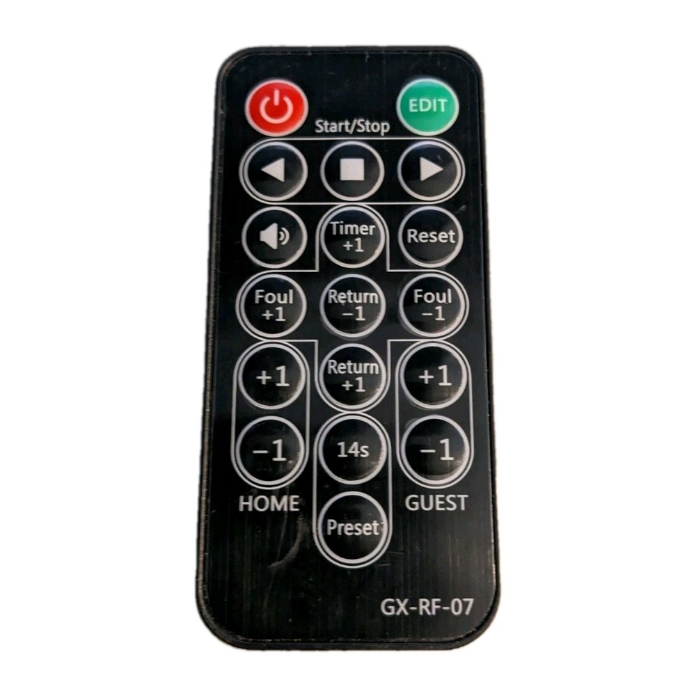 Basketball Digital Scoreboard Remote Control for Countdown Clock By Saditesdk