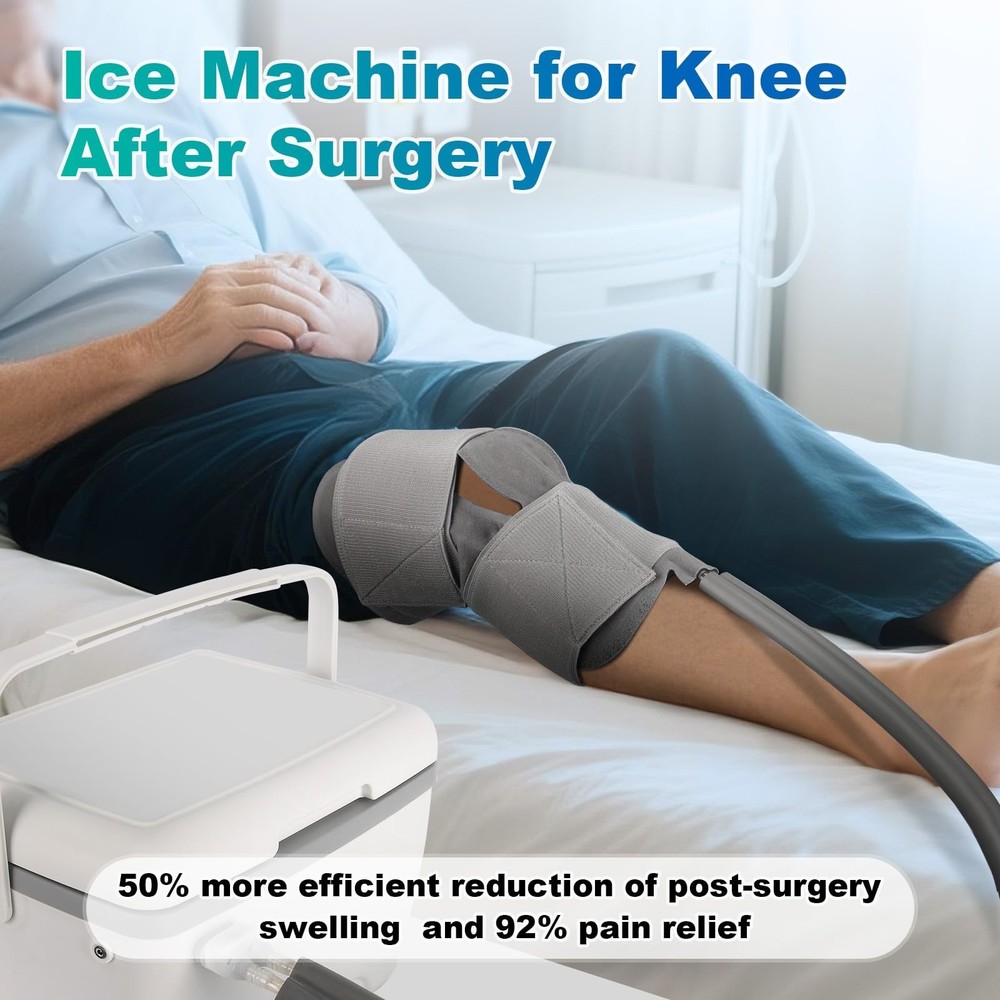 Cold Therapy Machine with Programmable Timer 9 QT Ice Therapy Machine for Kne...