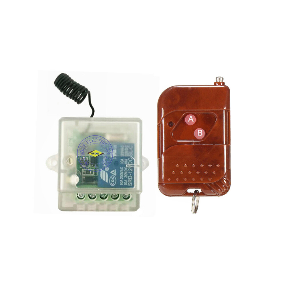 Wireless Remote Control Delay Switch System 12V 1CH Transmitter&Receiver 433MHz