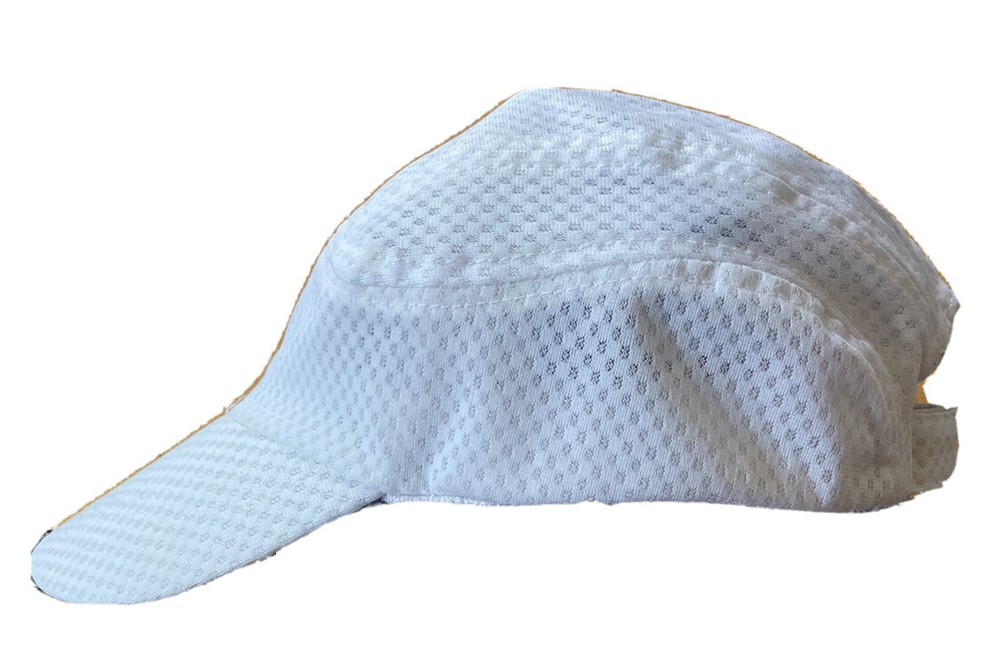 Running Triathlon Austin Tri-cyclist Hat 6-panel White Wicking Breathable EUC