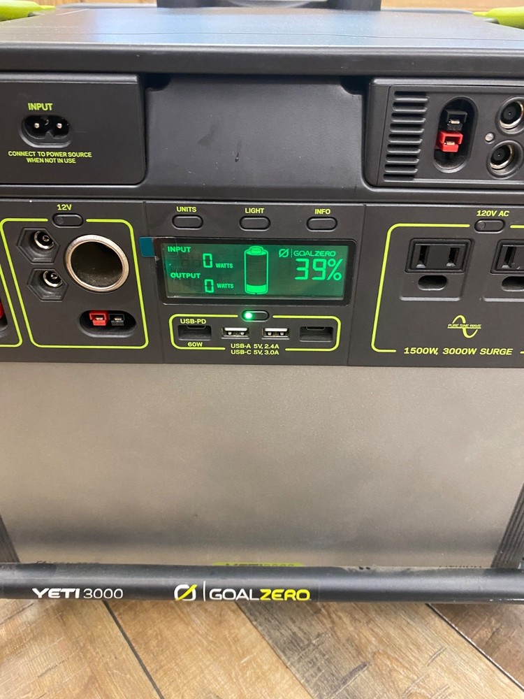 Yeti 3000 Goal Zero Lithium