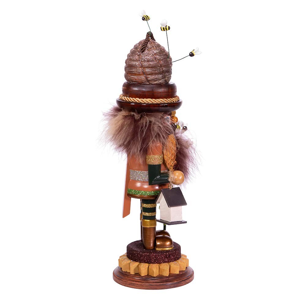 Kurt S. Adler 15" Hollywood Bee Keeper Nutcracker, Multicolor