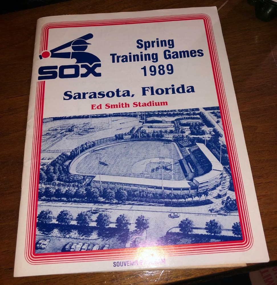 1989 Chicago White Sox Spring Training Program Baseball MLB + Extras