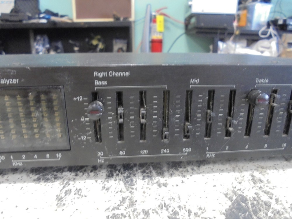 AudioSource Model EQ Eight/Series II Stereo Graphic Equalizer READ/SEE PICS