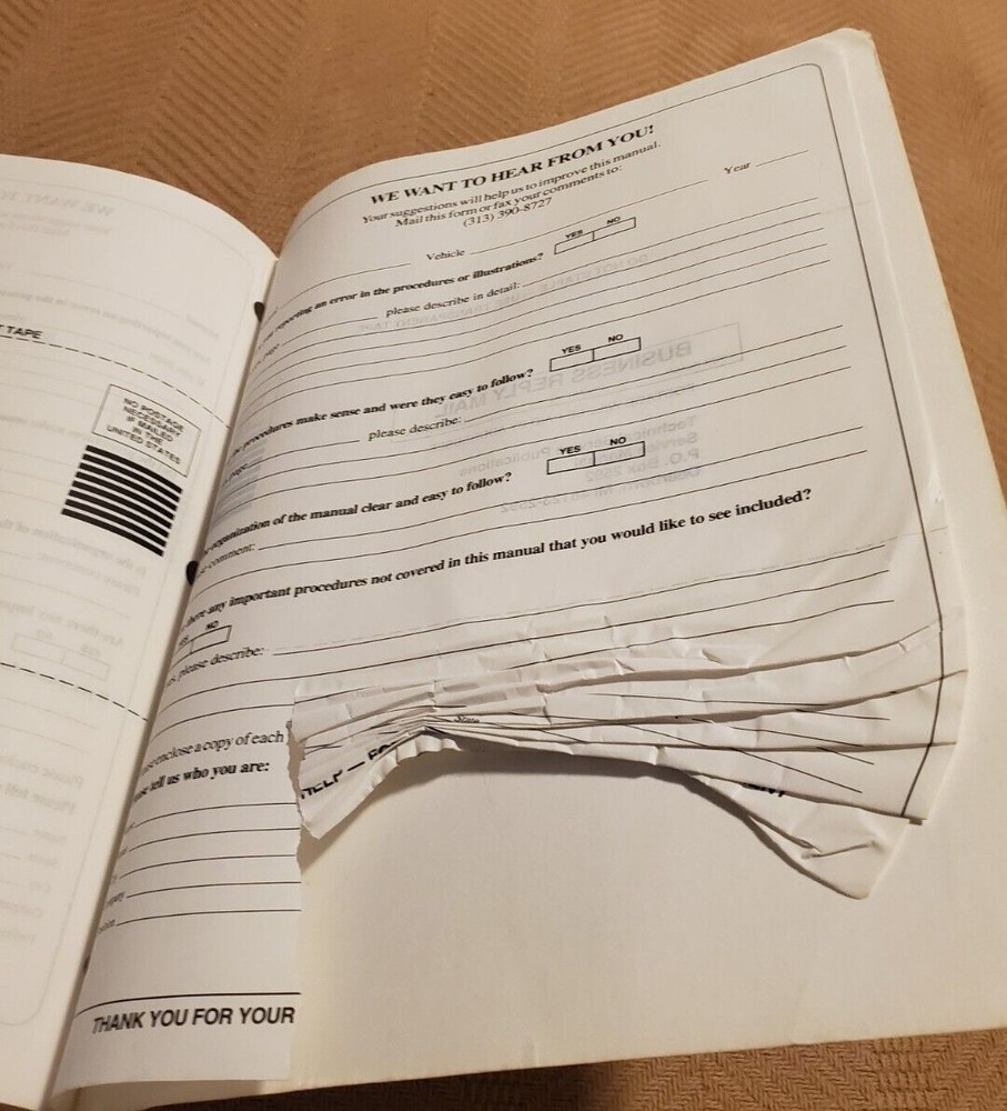 1996 Ford Cargo Van Service Manual