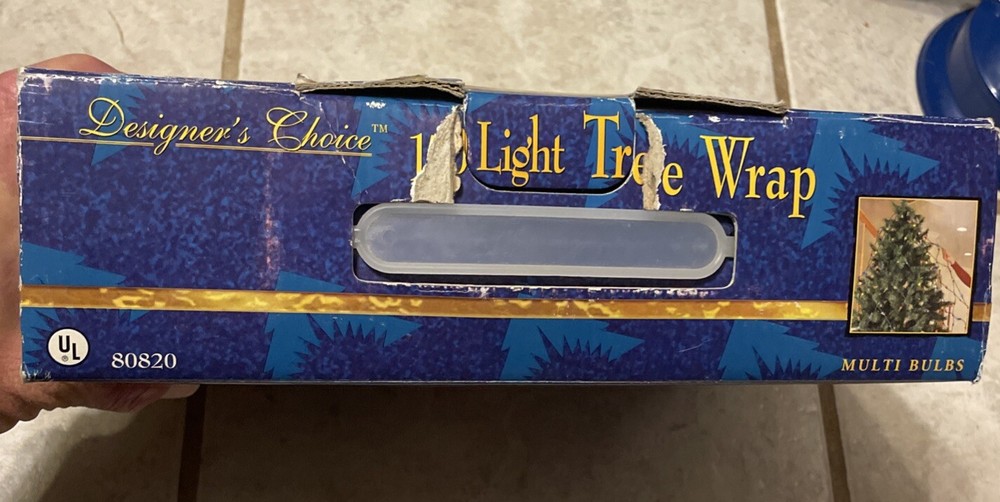 150 light tree wrap christmas 19 square feet Multi Color bulbs