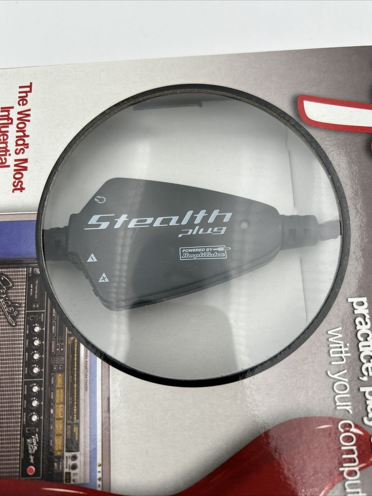 Fender Amplitude Studio IK Multimedia Stealth Plug Guitar Interface - New Sealed