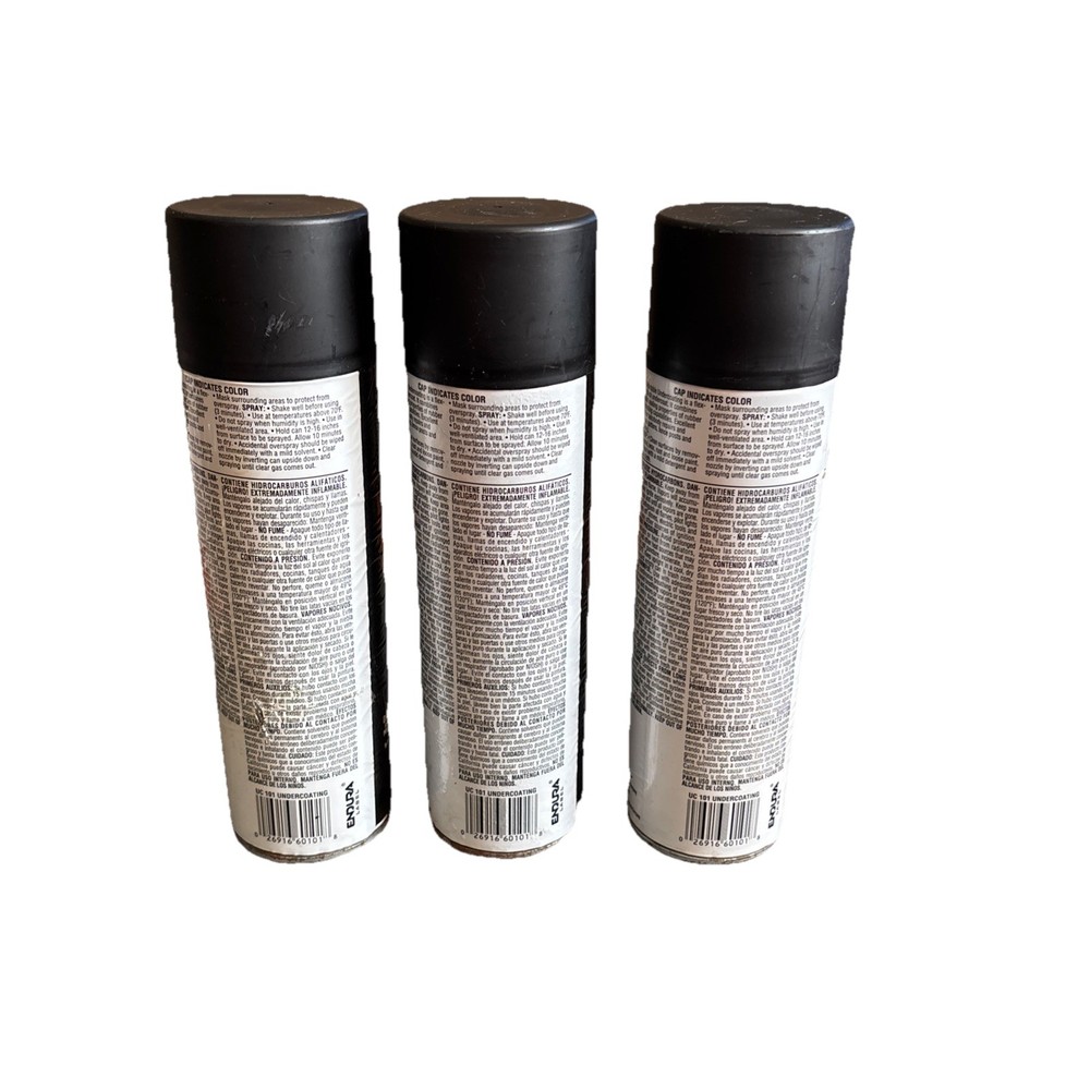 Duplicolor UC101 Undercoating Paintable Rubberized Undercoat 16oz. (3 Pack)