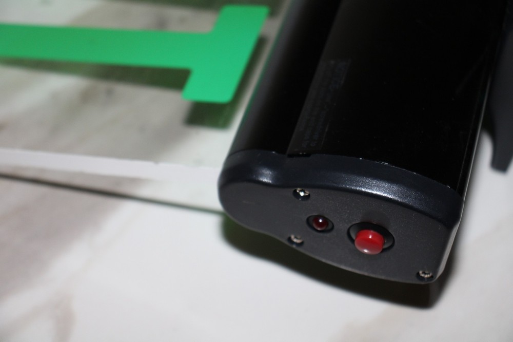 LED Edge Lit GREEN Exit Sign with Rotating Clear Panel Single Acrylic Face "WORK