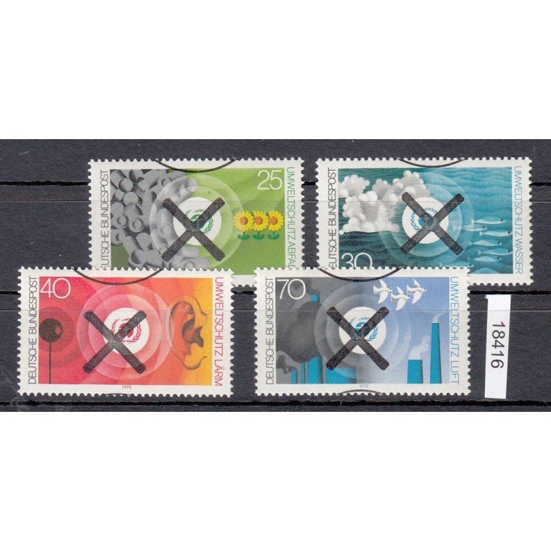 Bundle 1973, Mich. No.: 774-77 Andreaskreuz