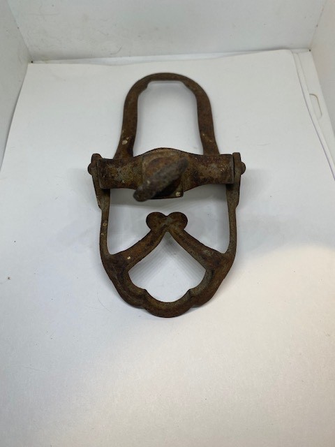 Antique Rusty Horse Bit Signed W.D.A. Co.
