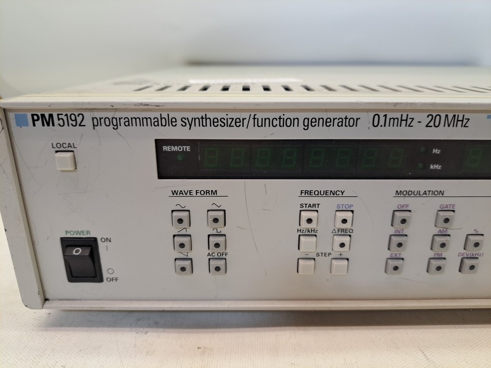 Phillips PM5192 Programmable Synthesizer /function generator USED