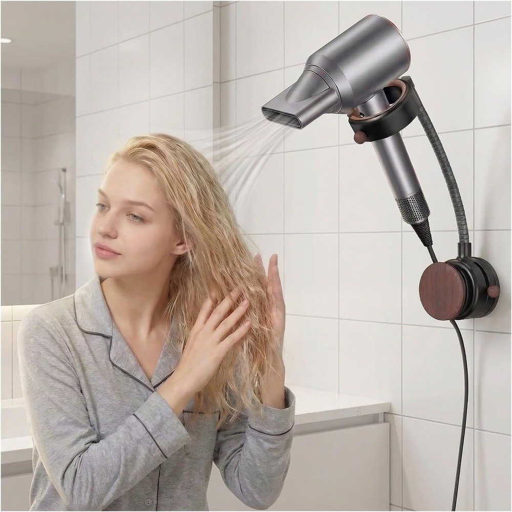 360° Rotating&No Drill Installation , Hands Free, Wall Mount, Adjustable Holder