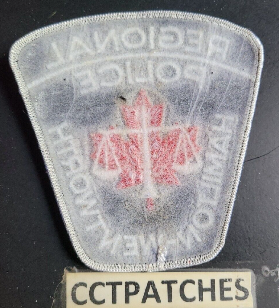 HAMILTON WENTWORTH, CANADA REGIONAL POLICE SHOULDER PATCH