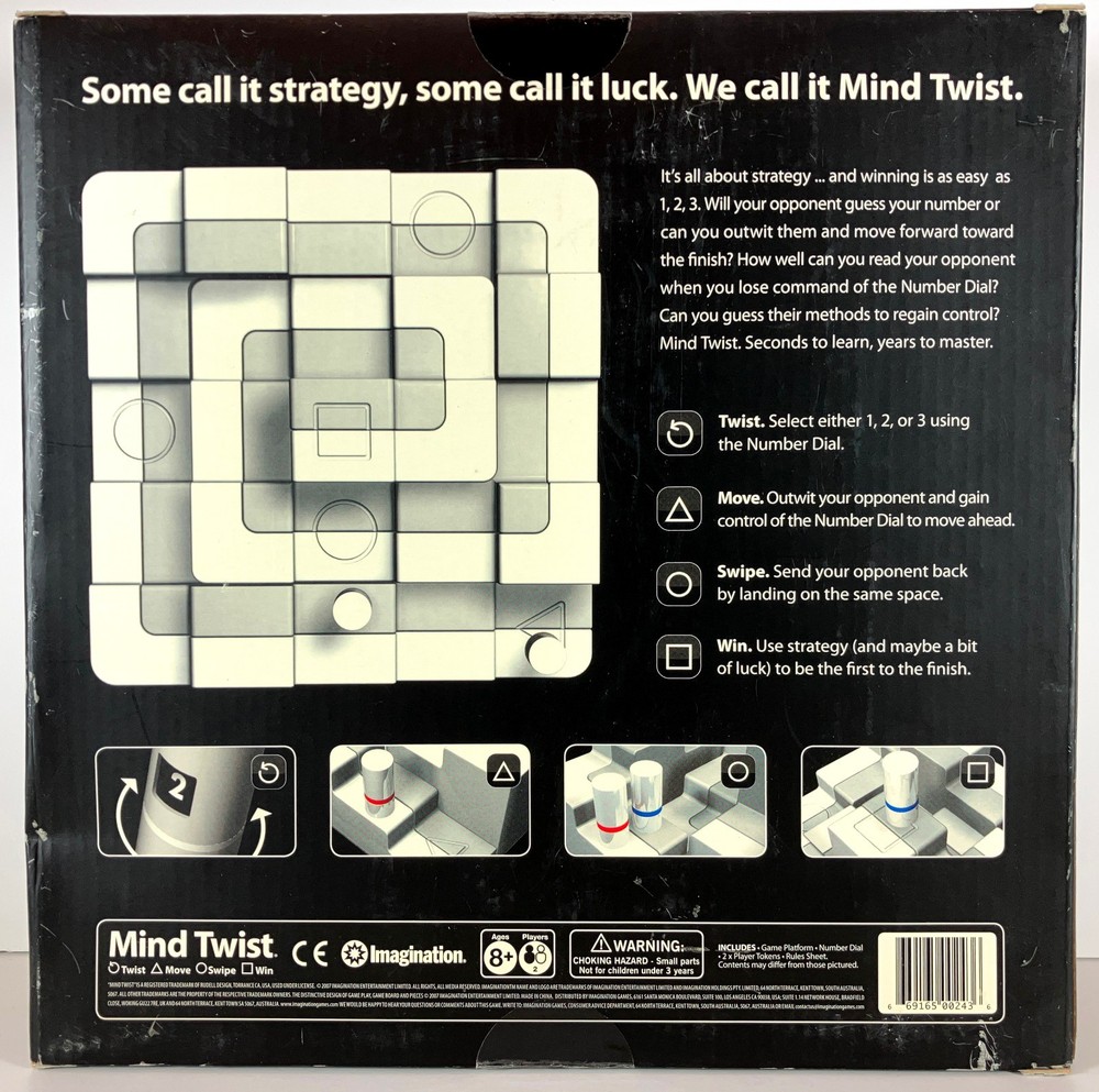 Mind Twist Platform Board Game – NEW & SEALED – Imagination – Strategy (2007)