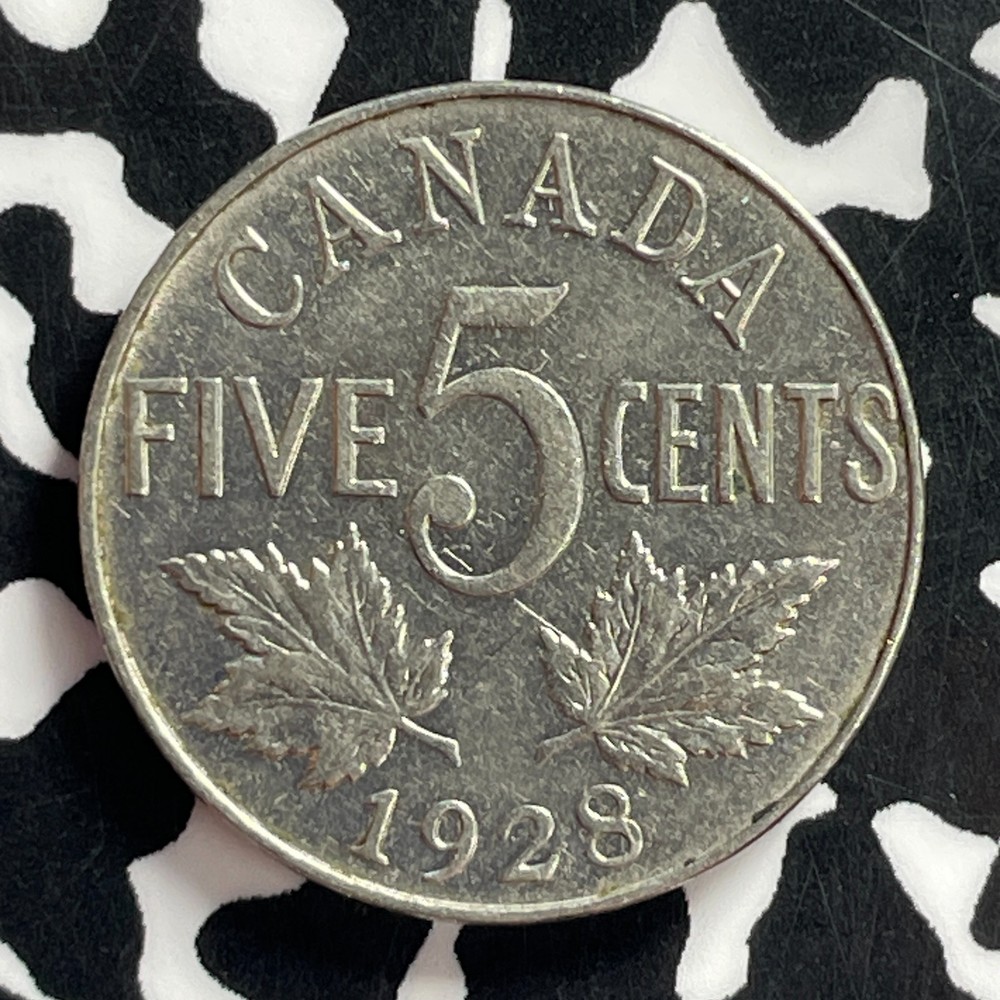 1928 Canada 5 Cents Lot#C2287 Nice!