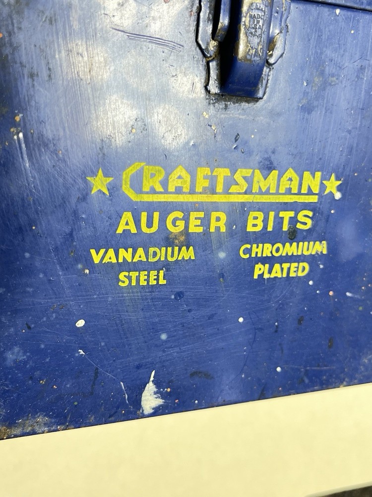 Vintage Craftsman Auger Bit Set Used