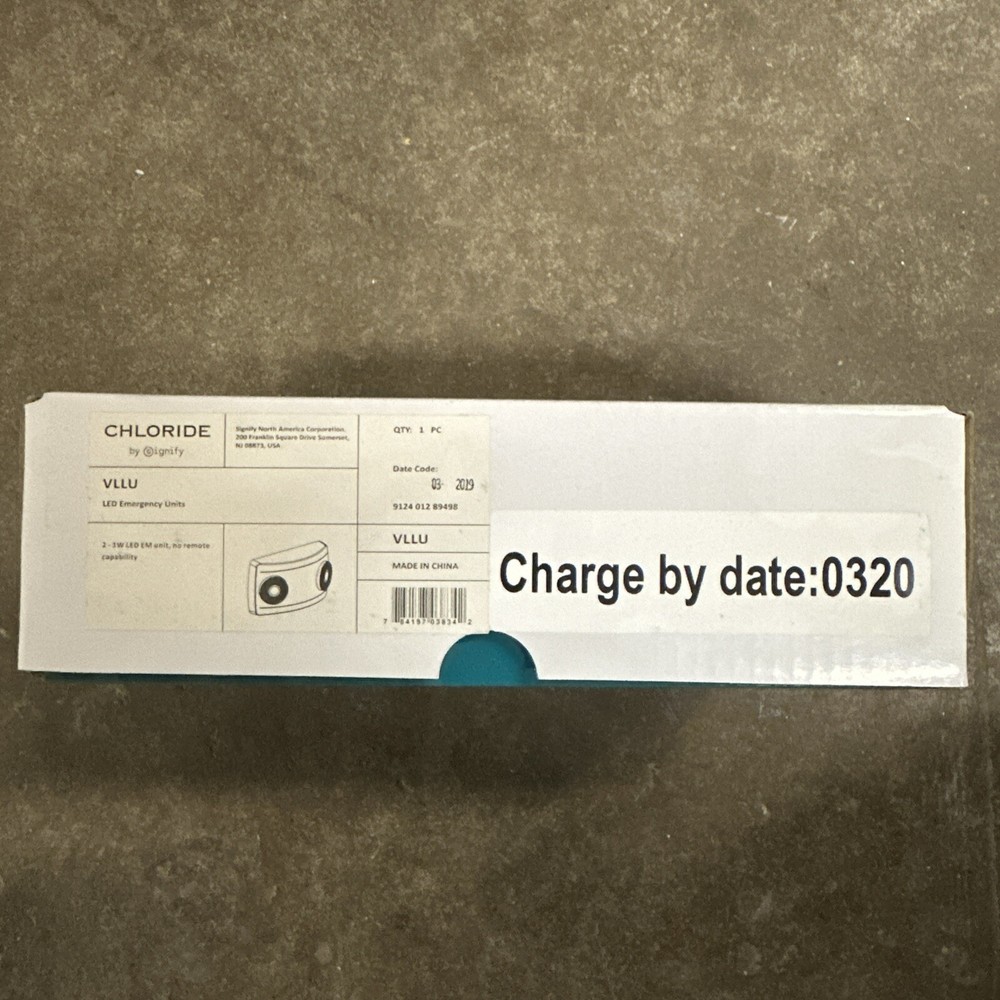 (NEW) Signify Chloride Value + LED Emergency Lighting Unit VLLU