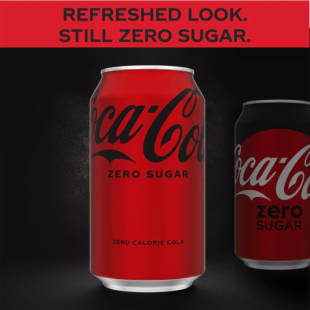 Coke Zero Sugar Soda, 12 fl oz, 35-Pack Cans