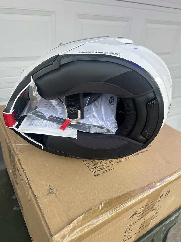 HJC C91 Solid Modular Motorcycle Helmet with HJ-17 Pinlock Shield Size Large