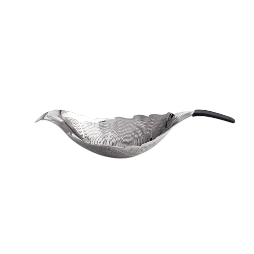 Silver Cute Leaf Shape Stainless Steel Reusable Loose Leaf Tea Infuser