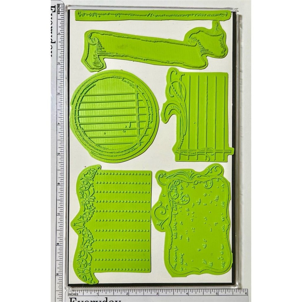 Cuttlebug Die & Embossing Folder Elegant Labels and Frames Set