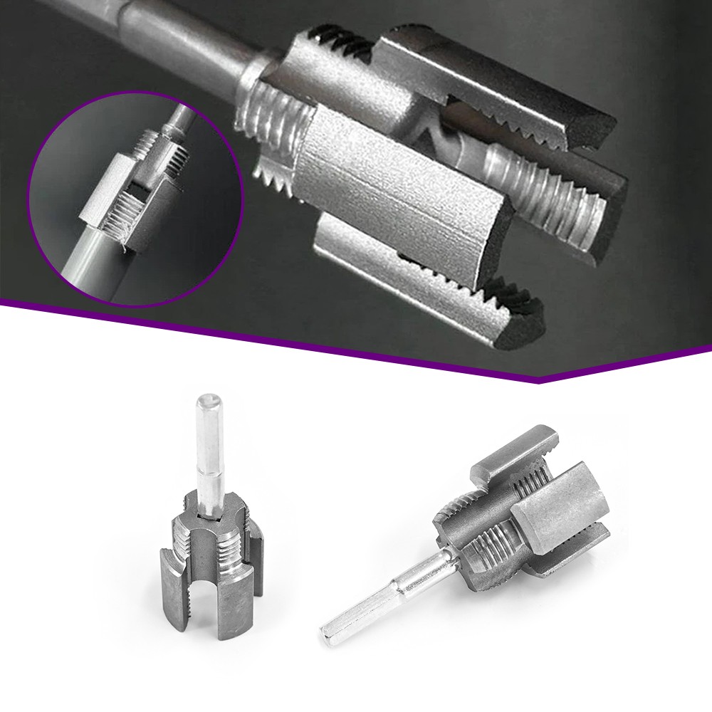 Integrated Internal & External Pipe Threading-Tool, PVC Pipe Threader Kit