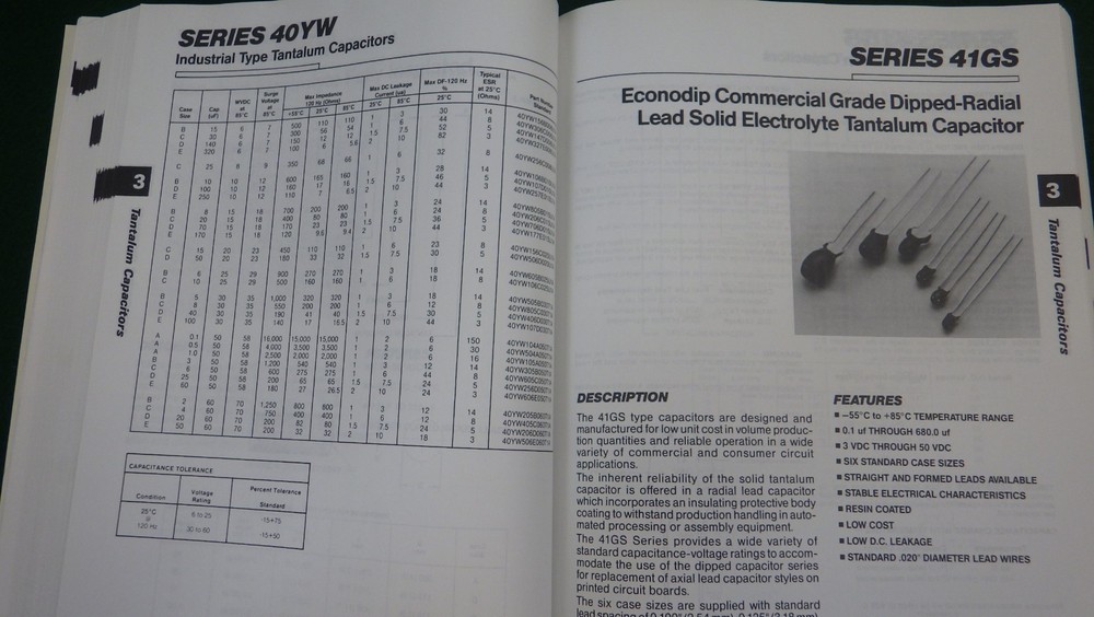 Vintage Electronics Philips 1990-1991 Resistor-Capacitor catalog Data Book