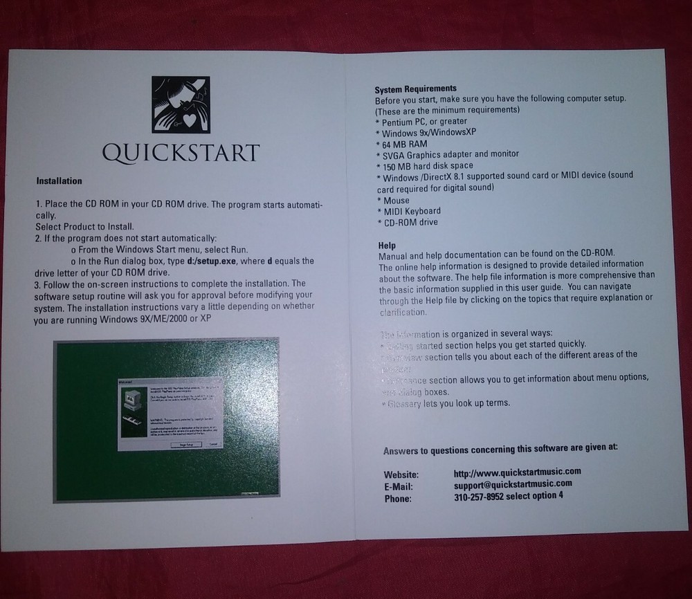 4 PC SET QUICKSTART EASY WAY TO LEARN MUSIC PC Windows 9X TO XP software CD ROM