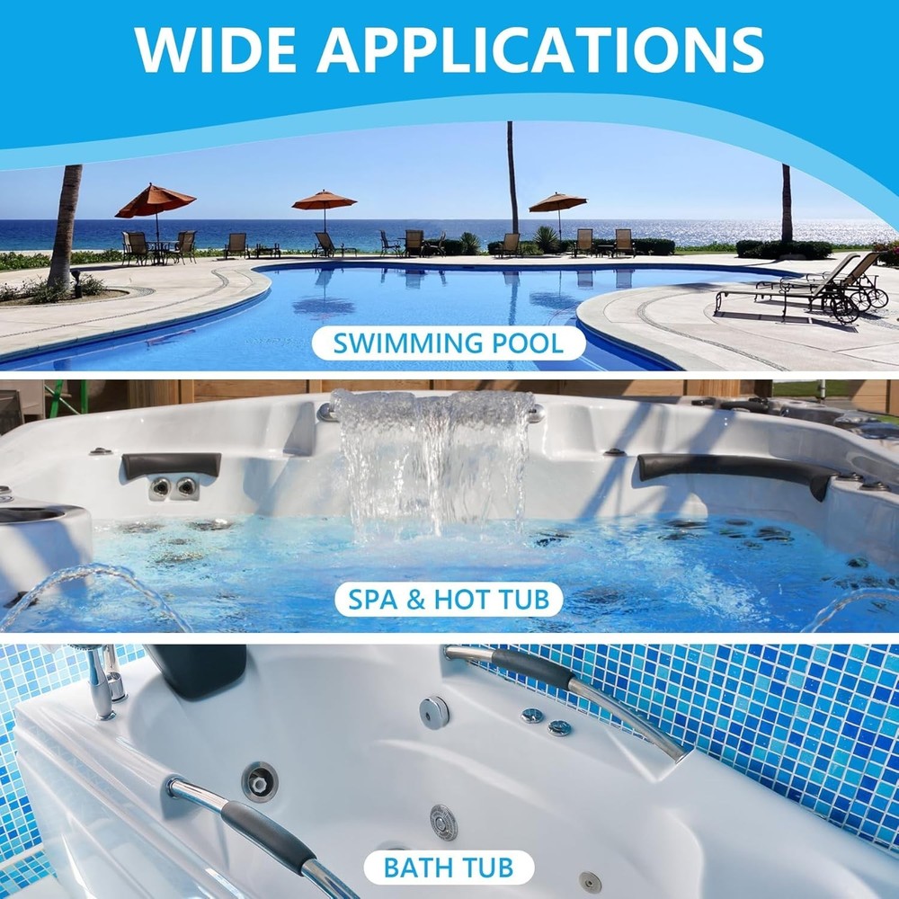 Pool & Hot Tub Phosphate Kit 50 Strips Water Quality Testing