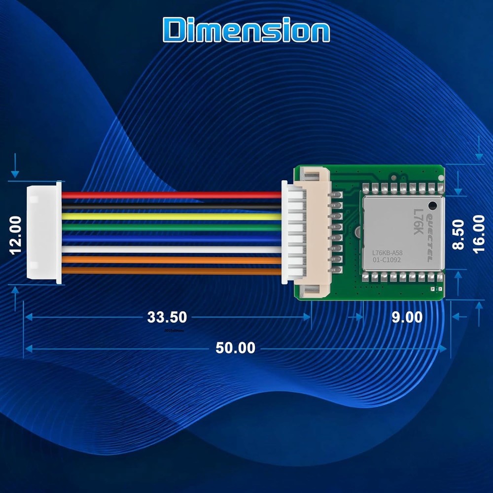 L76K GNSS GPS Module for ESP32 LoRa V4 Mesh Node T114, Antenna Tracker Receiver