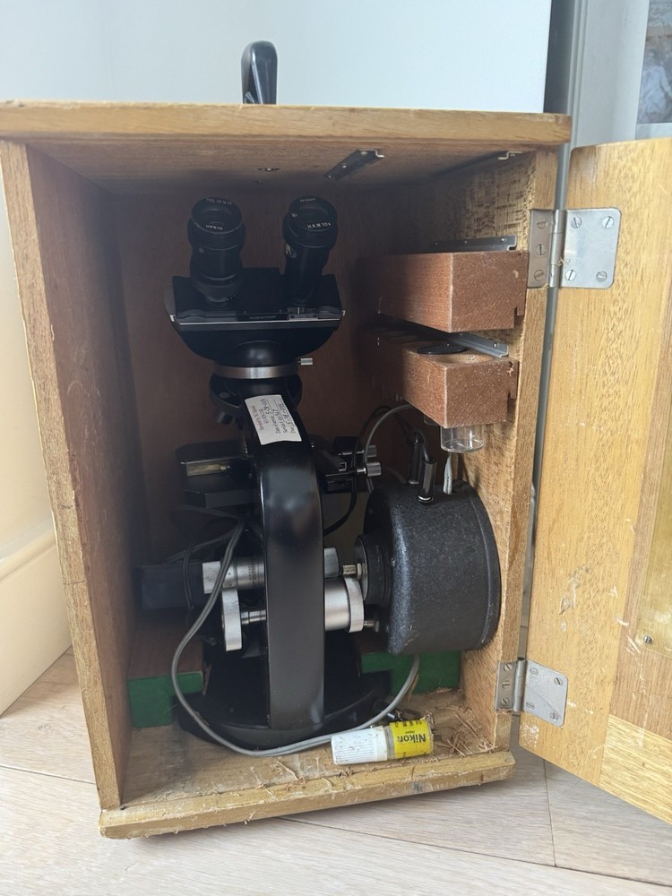 Vintage Nikon Binocular Microscope