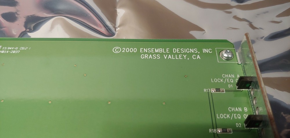 Ensemble Designs 5125 Dual Reclock Digital DA Card