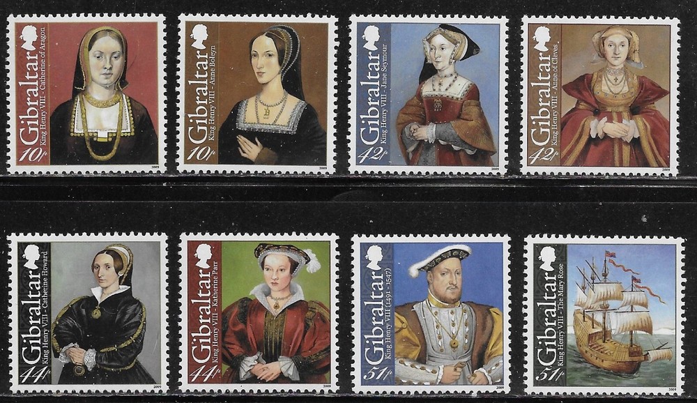 Gibraltar Scott #'s 1173 - 1180 MNH