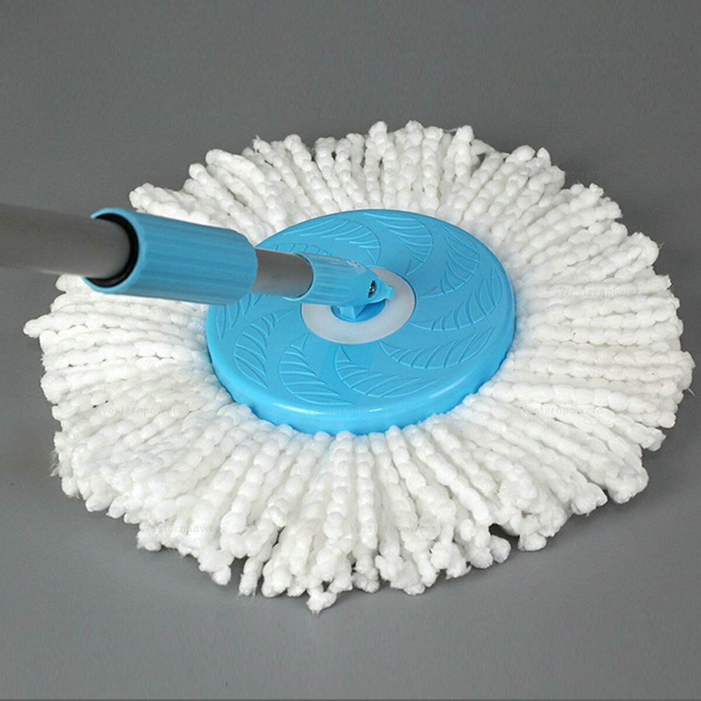 4pcs Replacement Microfiber Mop Head Refill For Spin Mop 360° Easy Cleaning Tool