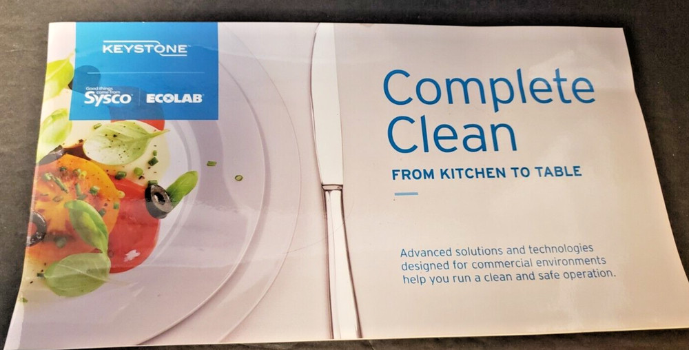 Professional Clean at First Sight Sample Kit Sysco # C101181 Ecolab Systems