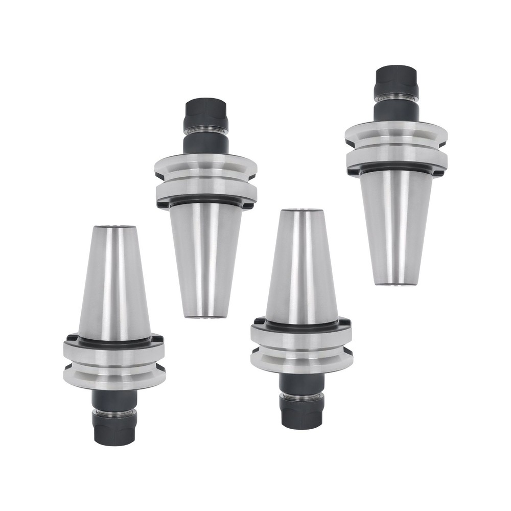 BT40 ER16 Toolholder Set 4 Pack 70L M16 Thread for CNC Machining