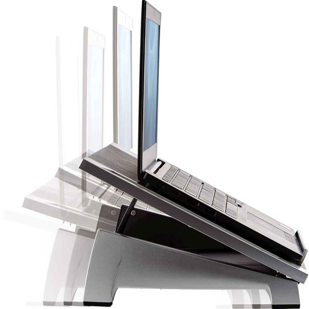 Fellowes 8032001 Laptop Riser - Office Suites, medium medium, Black/Silver