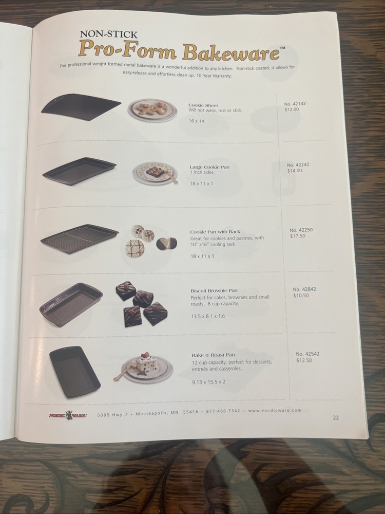 Nordic Ware Holiday Tree Magazine Cookware Bakeware Kitchenware Christmas